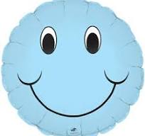 cti 9" blue smile face