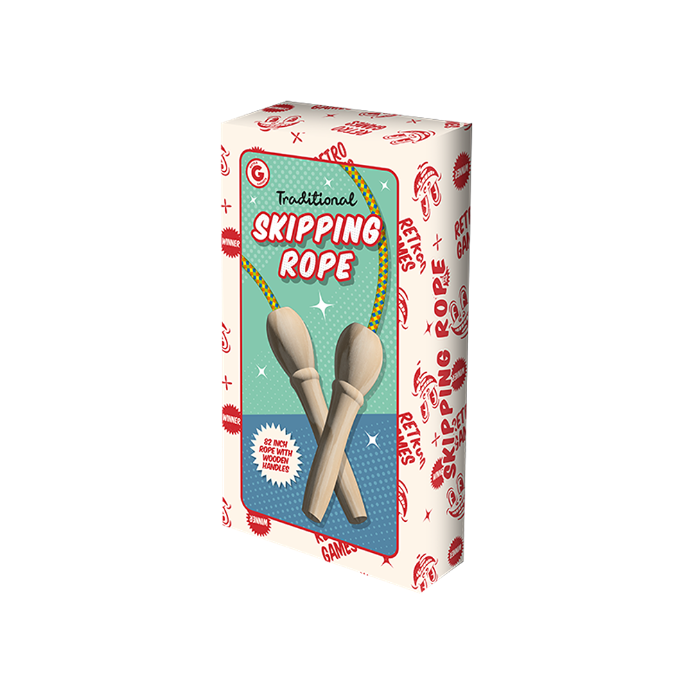 Skipping Rope With Wooden Handles - GIF5723OB