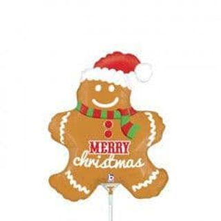 GINGERBREAD MAN 14" MINI SHAPE FLAT