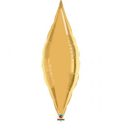 38" TAPERST - METALLIC GOLD PLAIN FOIL