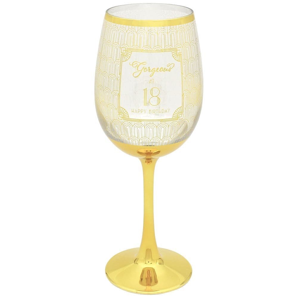 Lesser & Pavey - Gorgeous At 18 Wine Glass - LP49390
