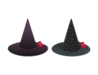Halloween Printed Witches Hat - HAL13256OB