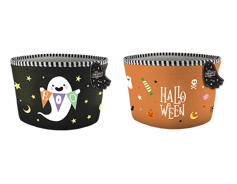 Embroidered Treat Basket - HAL8277OB
