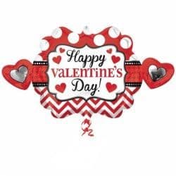 ANAGRAM 39" P35 HEART MARQUEE HAPPY VALENTINE'S DAY SHAPE PKT - 29847