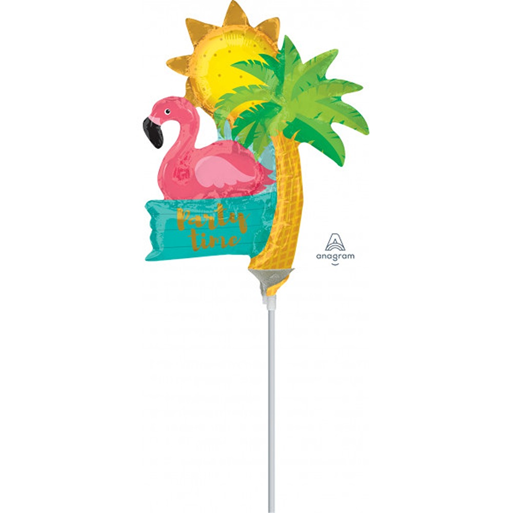 Anagram 14" Let's Flamingle Party Time Min - 37118