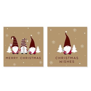 GONK 12PK BROWN KRAFT CARD 48S - X-31816-BC