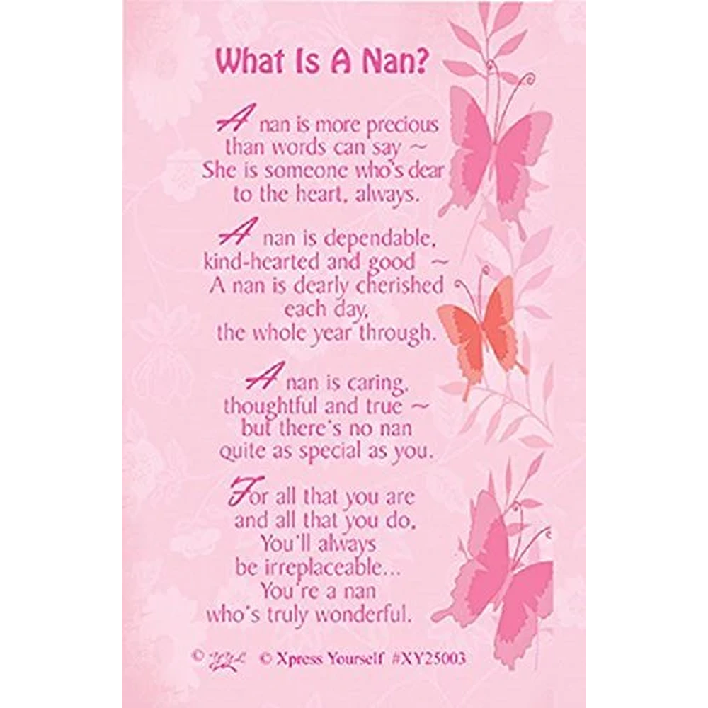 What Is A Nan? - XY25003