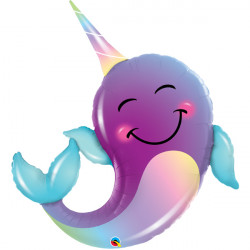 40" SHAPE 01CT - PARTY NARWHAL