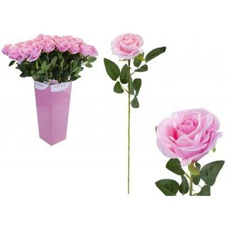 ARTIFICIAL ROSE 63CM PINK-734093