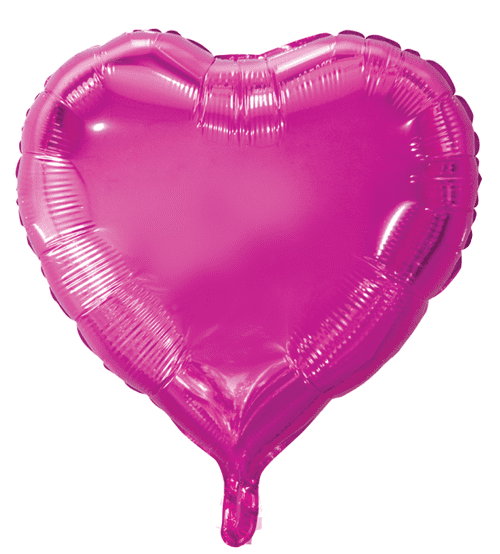 Sensations 18" Magenta Heart 1 Single Piece BL-HTSC18/14