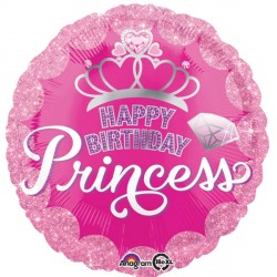 Anagram PRINCESS CROWN & GEM BIRTHDAY STANDARD S40 PKT