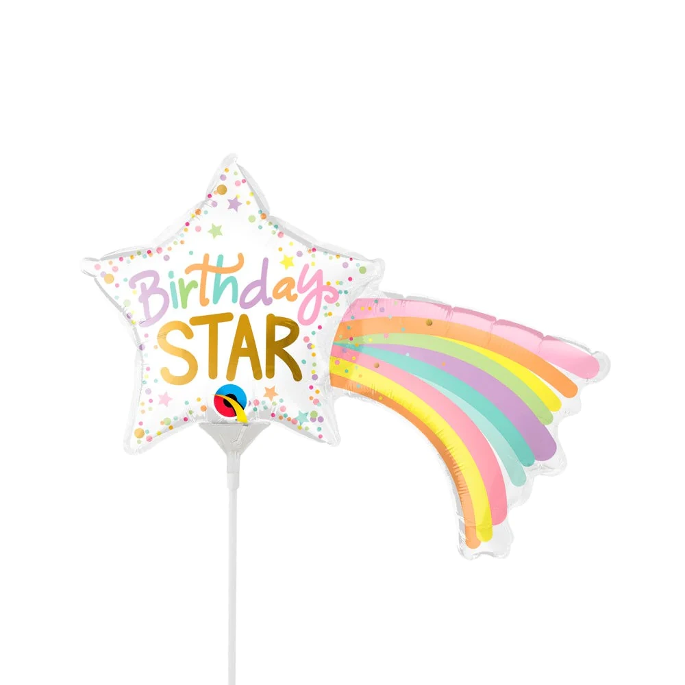 Qualatex 14" Birthday Shooting Star Mini - 25118