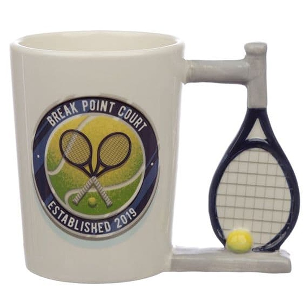 Puckator - Tennis Rack Shape Mug - SMUG325