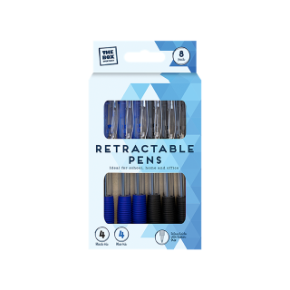 Retractable Pens 8pk - STA5525