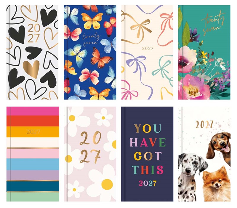 Diary Slim WTV 8 Assorted - (RANDOM SENT) - 0320/FSC