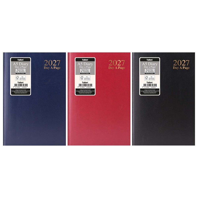 Diary A5 DAP Casebound Value 7 Days - 3282/FSC