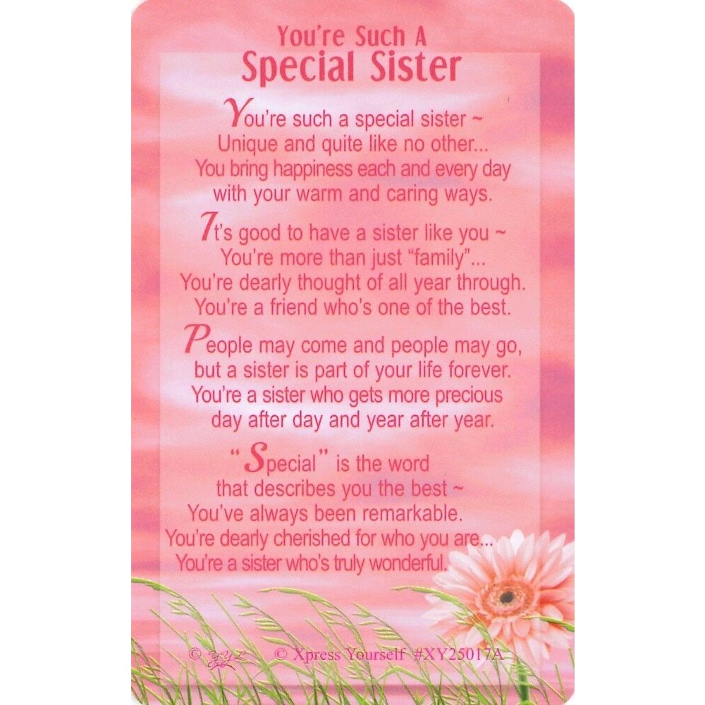 Special Sister - XY25017