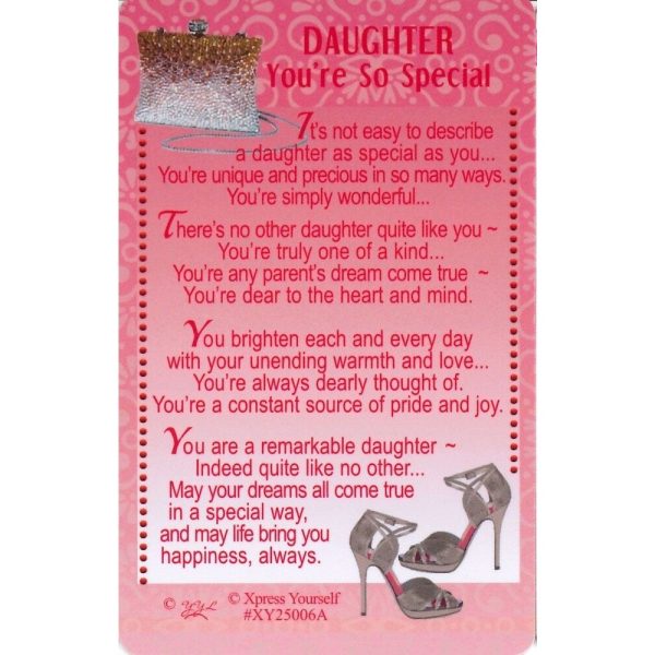 Daughter You're So Special - XY25006