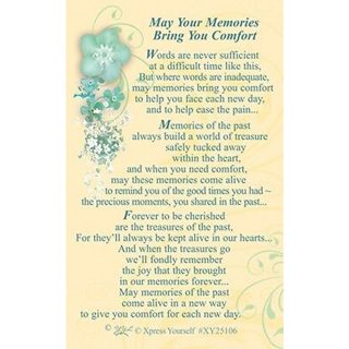 May Your Memories Bring You Comfort - XY25106