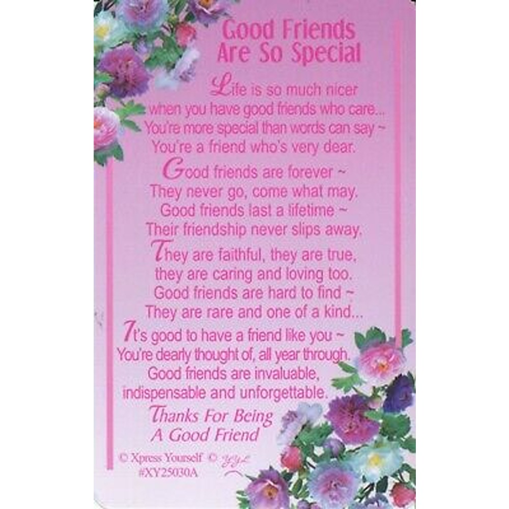 XY25 Good Friends Are So Special - XY25030