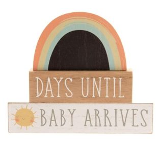 Petit Cheri Countdown Plaque "Days Until Baby Arrives" - CG1876