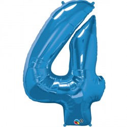 QUALATEX 41" 01CT - NUMBER 4 SAPPHIRE BLUE