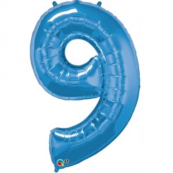 QUALATEX 42" 01CT - NUMBER 9 SAPPHIRE BLUE