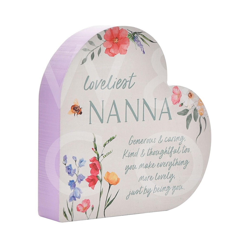 Widdop - The Cottage Garden 3D Heart - Nanna -TC107N