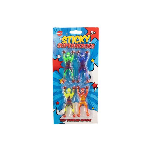 Gem - Sticky Superheroes - 4 Pack - TOY2965