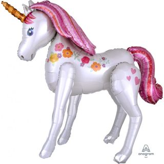 Amscan UNICORN MAGICAL AIRWALKER P93 PKT (42" x 46") - 3727701