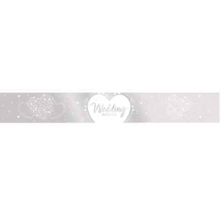 Wedding Wishes Foil Banner 9ft