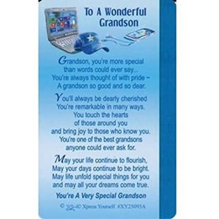 To A Wonderful Grandson - XY25095