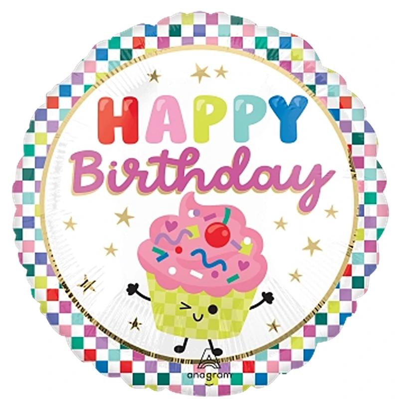 Anagram - Vibrant Cupcakes Birthday S40 - 18" - 5031401