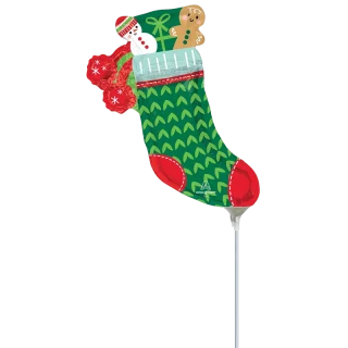 Anagram - Cozy Cheer Stocking Mini Shape A30 - 50789