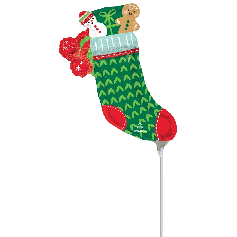 Anagram - Cozy Cheer Stocking Mini Shape A30 - 50789