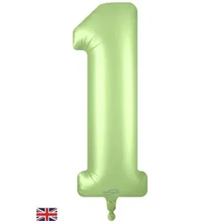 Oaktree 34" Number 1 Satin Pastel Pistachio - 609105
