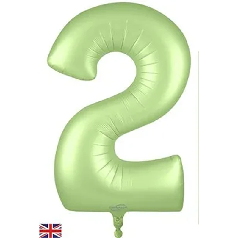 Oaktree 34" Number 2 Satin Pastel Pistachio - 609112