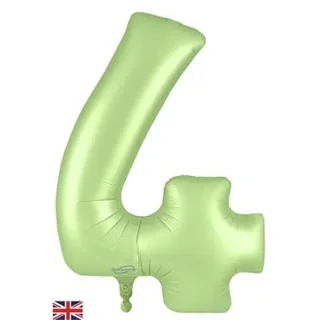 Oaktree 34" Number 4 Satin Pastel Pistachio - 609136