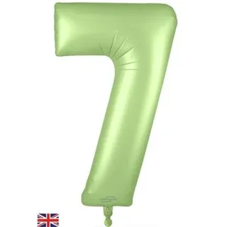 Oaktree 34" Number 7 Satin Pastel Pistachio - 609167