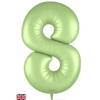 Oaktree 34" Number 8 Satin Pastel Pistachio - 609174