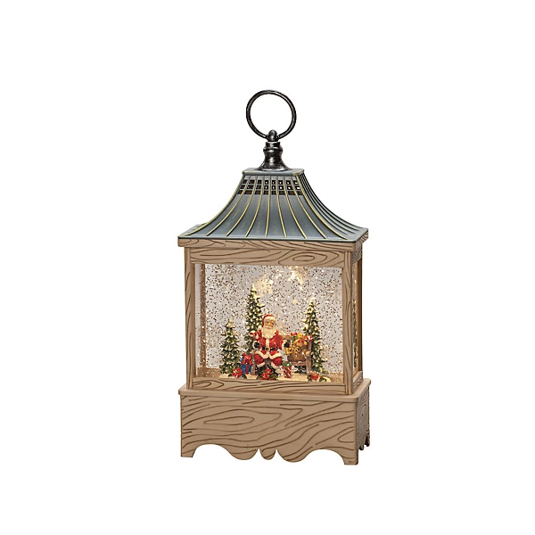 Konstsmide Water Lantern - Santa & Christmas tree LED