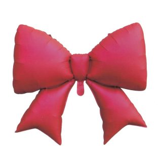 Satin Fuchsia Bow Unpackaged - 38" x 30" - PG545