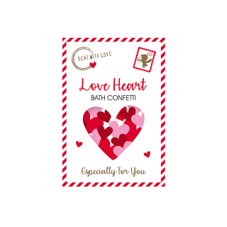 Heart Bath Confetti - 30315-HBC - Eurowrap
