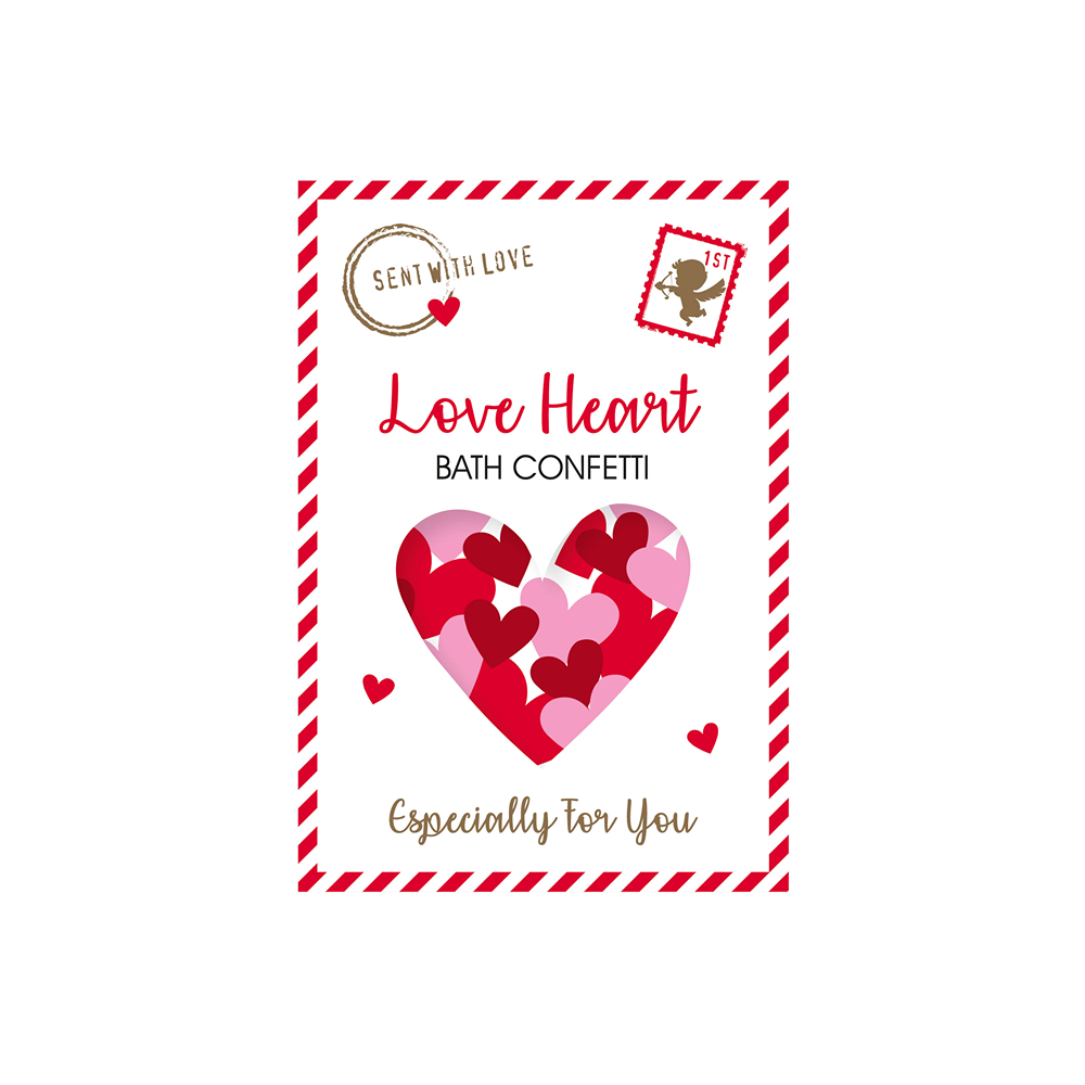 Heart Bath Confetti - 30315-HBC - Eurowrap