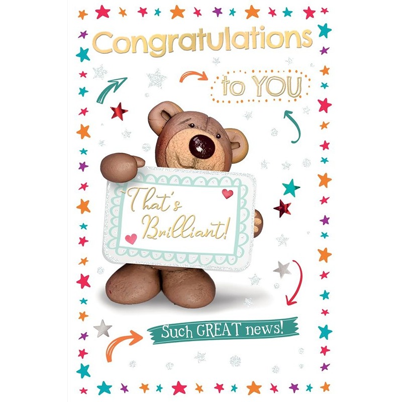 Congratulations - Bear Cute - CLA-7526