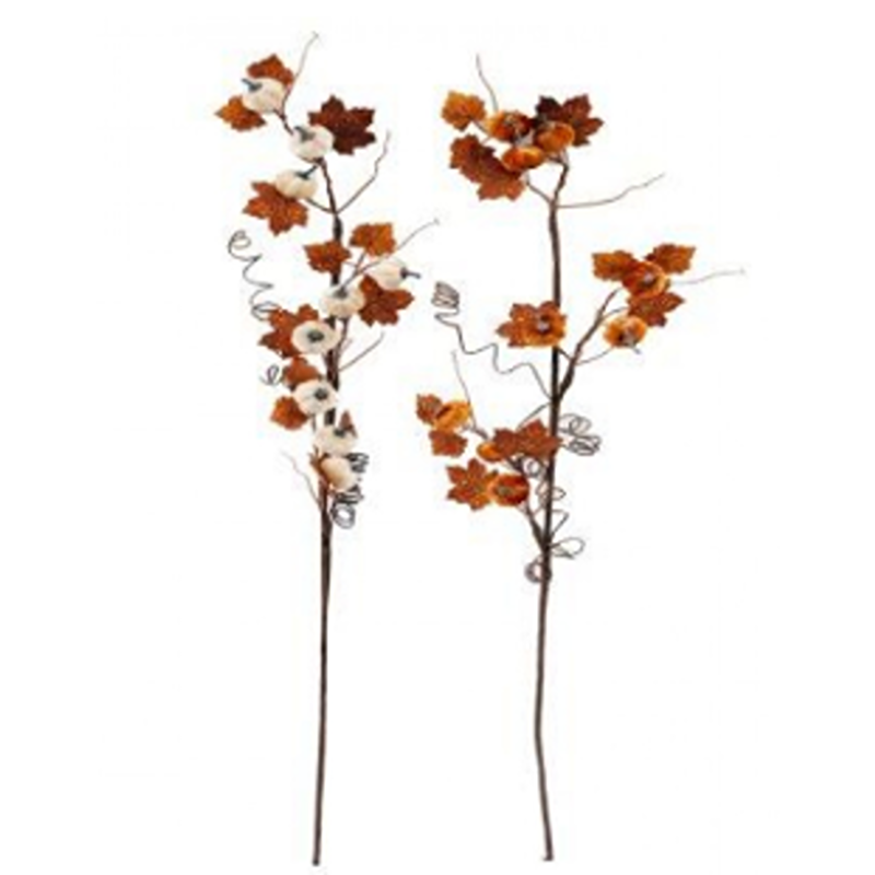 Autumn Pumpkin Branch ( 2 Designs ) - Large - FL1344