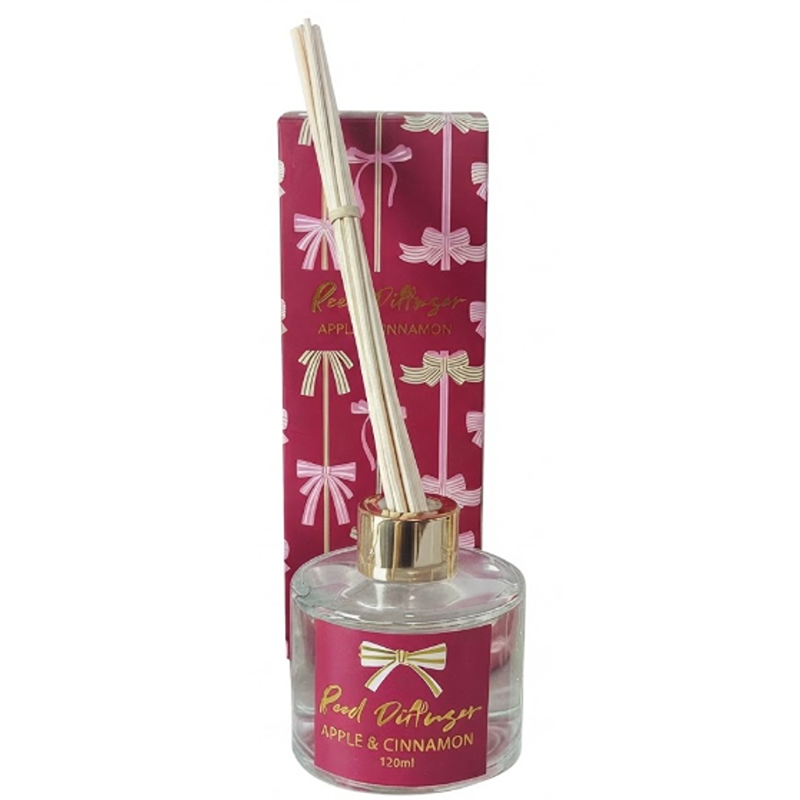 ALL WRAPPED UP 120ML DIFFUSER - APPLE & CINNAMON - XBV-260-FDF