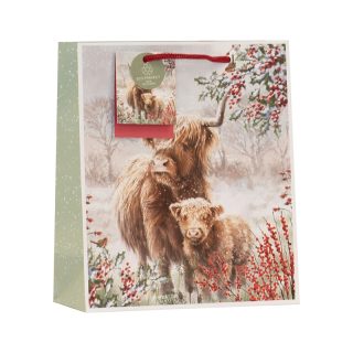 HIGHLAND SCENE MEDIUM BAG - 6PK - XBV-272-M