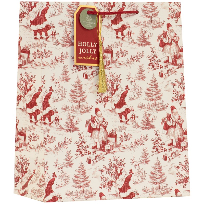 SANTA TOILE LARGE BAG - 6PK - XBV-287-L