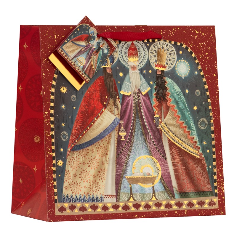 THREE KINGS LARGE SQUARE BAG - 6PK - XBV-293-LSQ